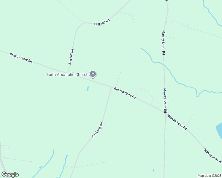map of restaurants, bars, coffee shops, grocery stores, and more near 725 South P Long Road in Nakina