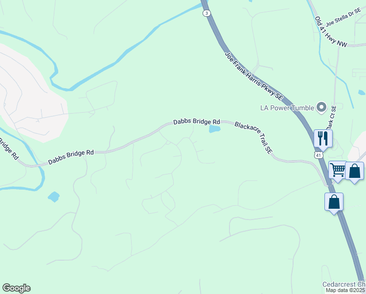 map of restaurants, bars, coffee shops, grocery stores, and more near 149 Silvercrest Drive in Acworth