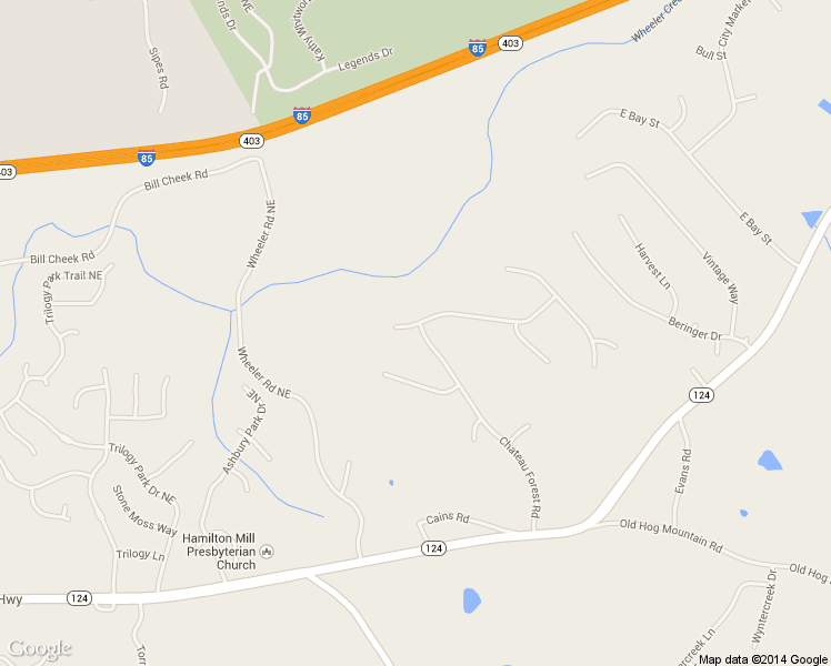 map of restaurants, bars, coffee shops, grocery stores, and more near 1060 Chateau Forest Rd in Hoschton