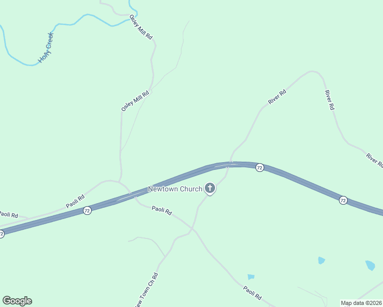 map of restaurants, bars, coffee shops, grocery stores, and more near 214 Osley Mill Road in Carlton