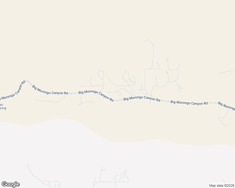 map of restaurants, bars, coffee shops, grocery stores, and more near 49490 Big Morongo Canyon Road in Morongo Valley