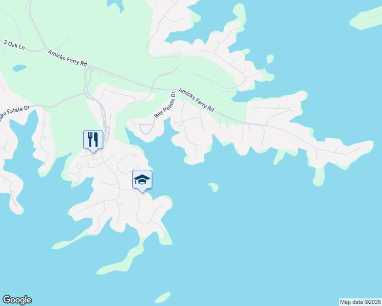map of restaurants, bars, coffee shops, grocery stores, and more near 608 Wisteria Key Place in Chapin