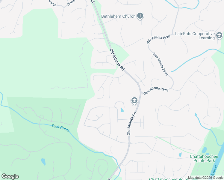 map of restaurants, bars, coffee shops, grocery stores, and more near 5665 Upper Creek Court in Suwanee