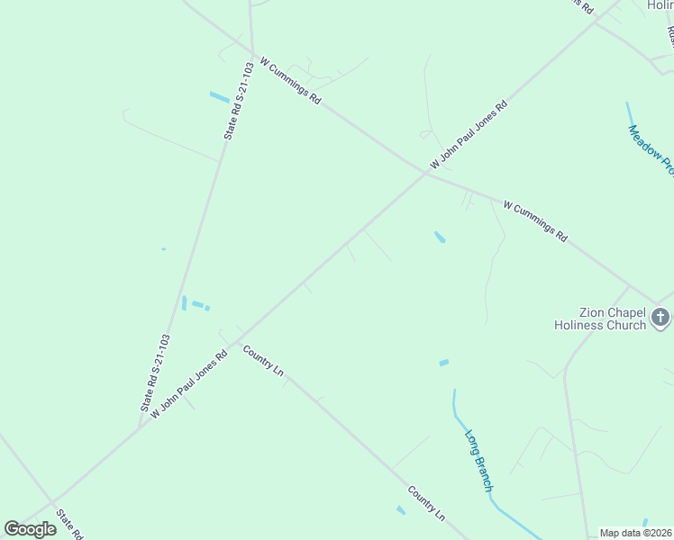 map of restaurants, bars, coffee shops, grocery stores, and more near 3478 West John Paul Jones Road in Effingham