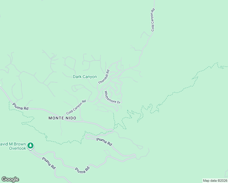 map of restaurants, bars, coffee shops, grocery stores, and more near 25624 Monte Nido Drive in Calabasas