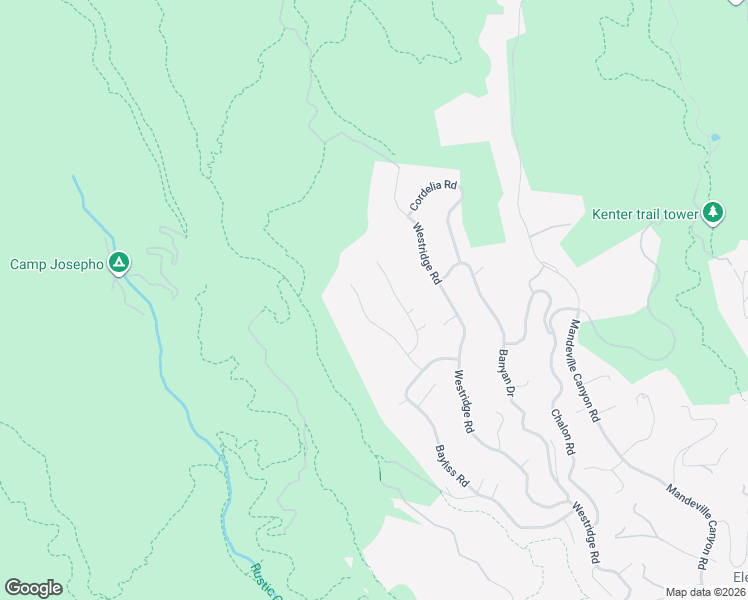map of restaurants, bars, coffee shops, grocery stores, and more near 2511 La Condesa Drive in Los Angeles
