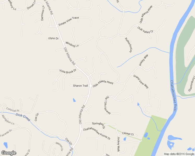 map of restaurants, bars, coffee shops, grocery stores, and more near 5615 Habersham Valley in Suwanee