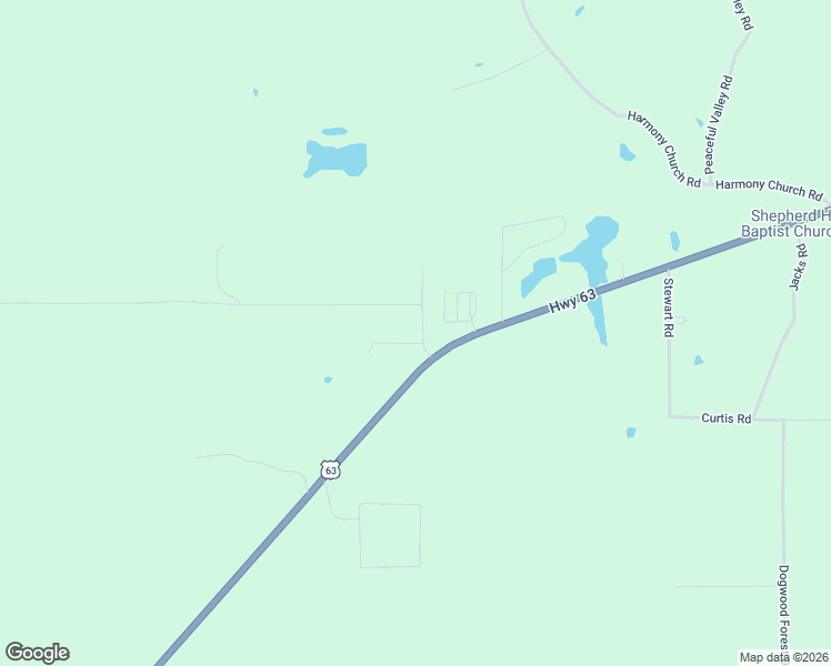 map of restaurants, bars, coffee shops, grocery stores, and more near 2203 South Rainbow Drive in Pine Bluff