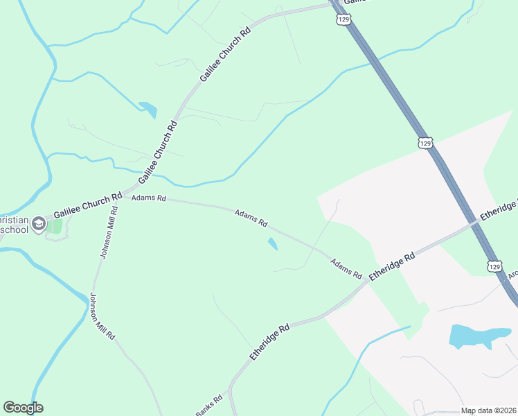 map of restaurants, bars, coffee shops, grocery stores, and more near 490 Adams Road in Jefferson