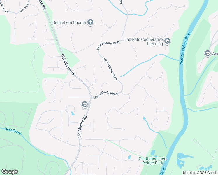 map of restaurants, bars, coffee shops, grocery stores, and more near 5710 Habersham Valley in Suwanee
