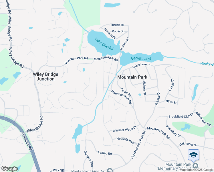 map of restaurants, bars, coffee shops, grocery stores, and more near 137 Beech Street in Roswell