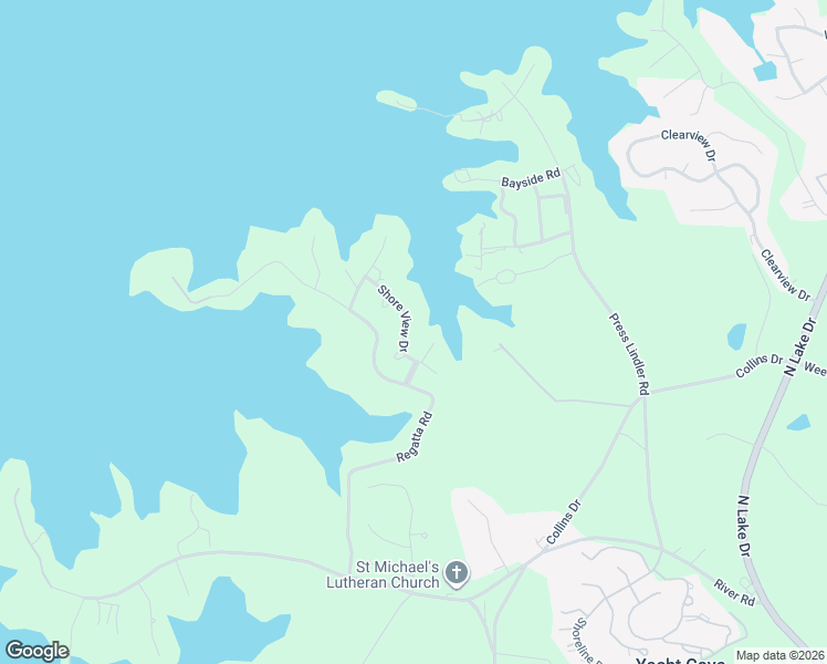 map of restaurants, bars, coffee shops, grocery stores, and more near 833 Shore View Drive in Columbia