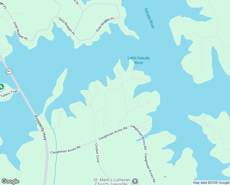 map of restaurants, bars, coffee shops, grocery stores, and more near 999 Rebecca Drive in Saluda County