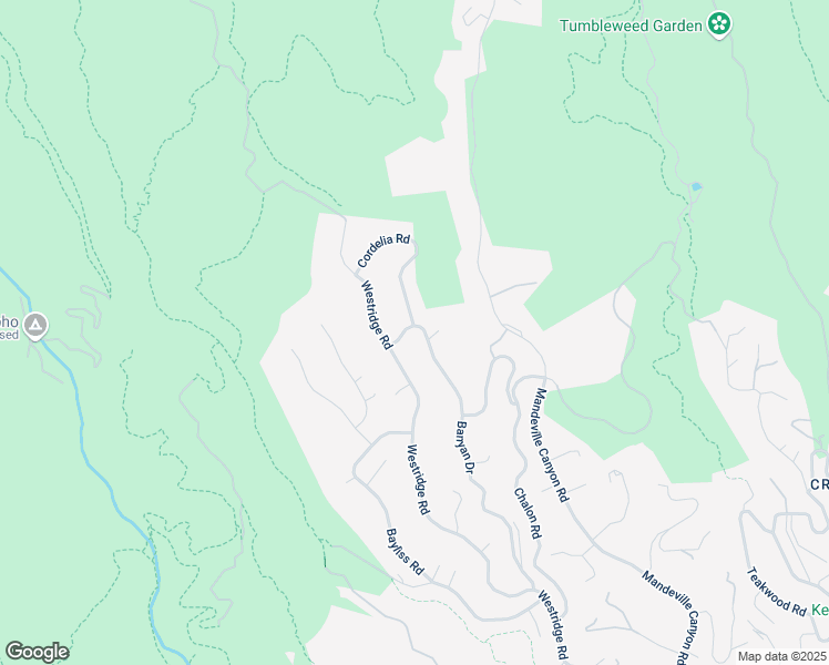 map of restaurants, bars, coffee shops, grocery stores, and more near 2501 Banyan Drive in Los Angeles