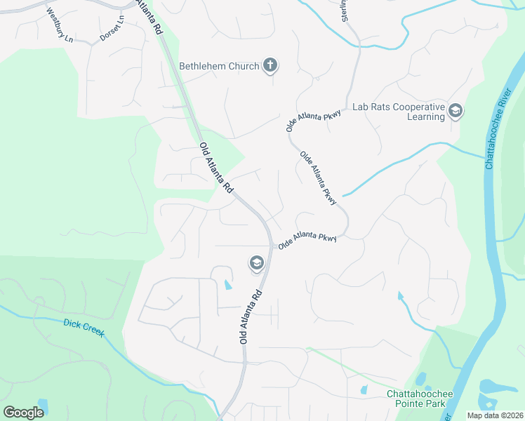 map of restaurants, bars, coffee shops, grocery stores, and more near 5575 Bright cross way in Suwanee