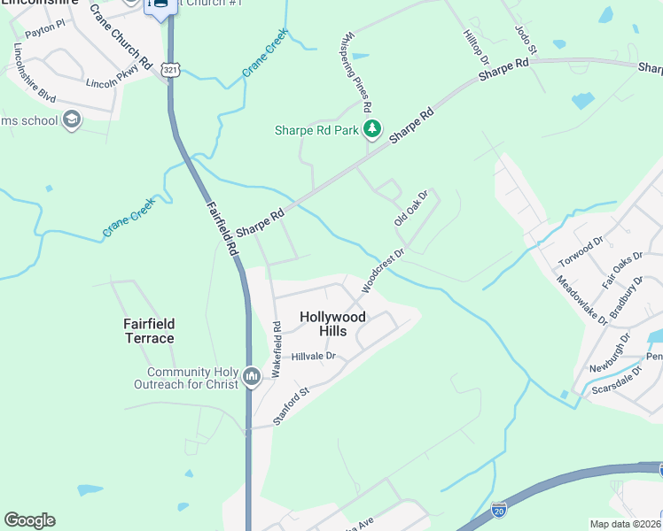 map of restaurants, bars, coffee shops, grocery stores, and more near 304 Beaver Dale Drive in Columbia