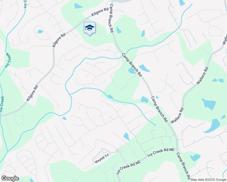 map of restaurants, bars, coffee shops, grocery stores, and more near 3231 Camp Branch Circle in Buford