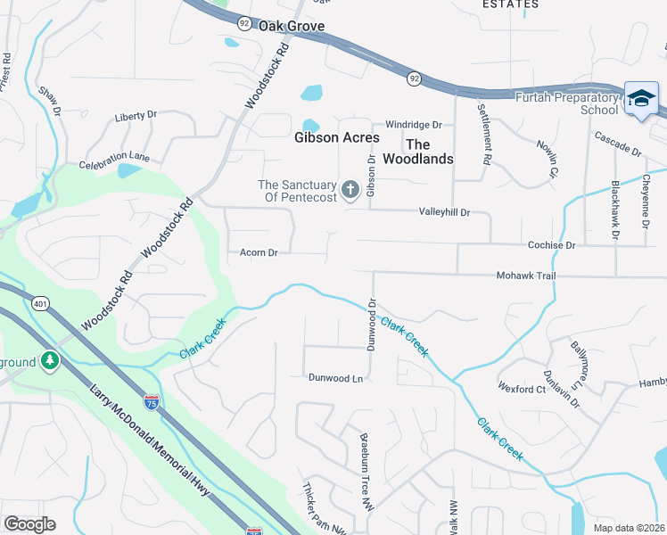 map of restaurants, bars, coffee shops, grocery stores, and more near 602 Hay Meadow Place in Acworth