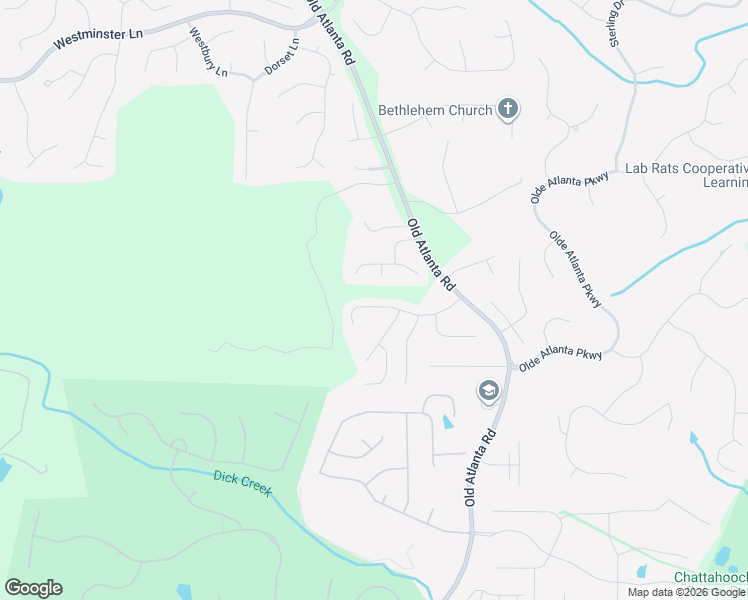 map of restaurants, bars, coffee shops, grocery stores, and more near 5685 Enfield Way in Suwanee