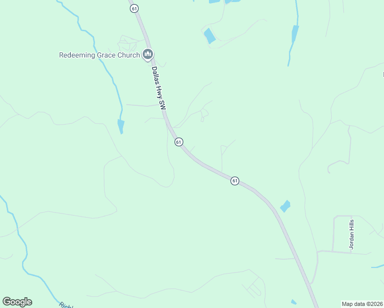 map of restaurants, bars, coffee shops, grocery stores, and more near Dallas Highway Southwest in Cartersville