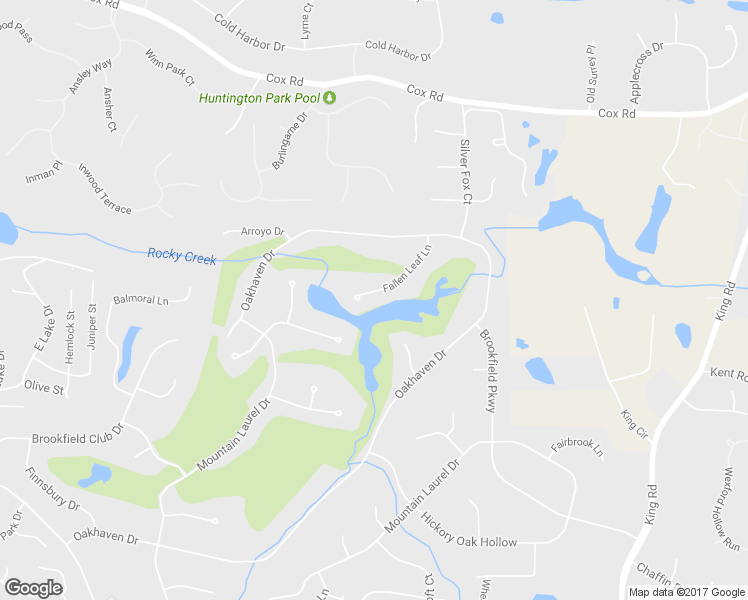 map of restaurants, bars, coffee shops, grocery stores, and more near 380 Fallen Leaf Lane in Roswell