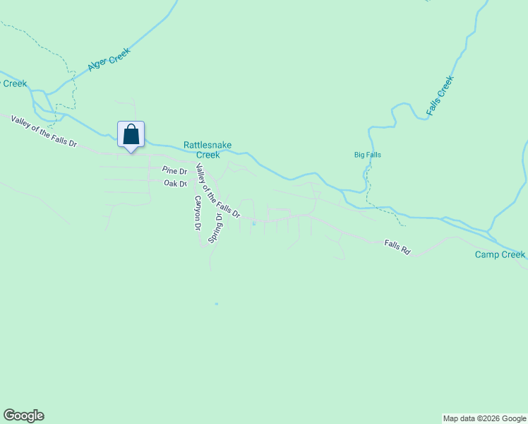 map of restaurants, bars, coffee shops, grocery stores, and more near 9376 Dogwood Drive in Forest Falls
