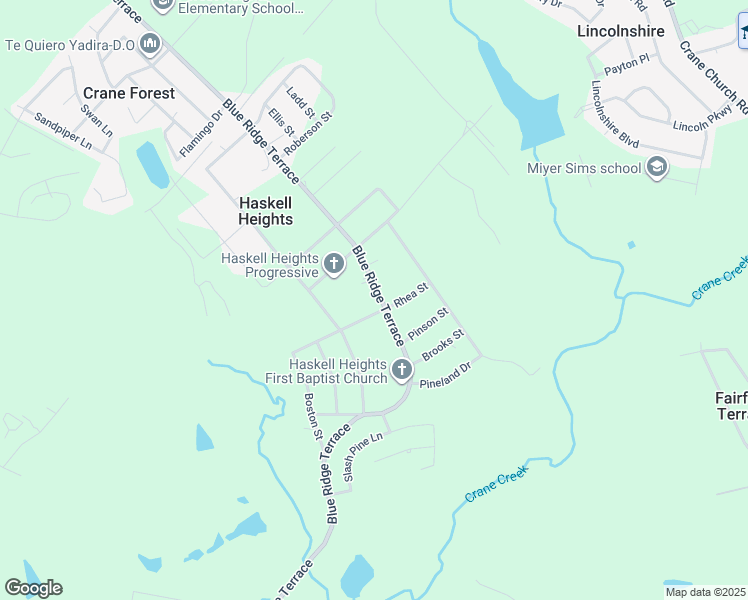 map of restaurants, bars, coffee shops, grocery stores, and more near 1423 Blue Ridge Terrace in Columbia
