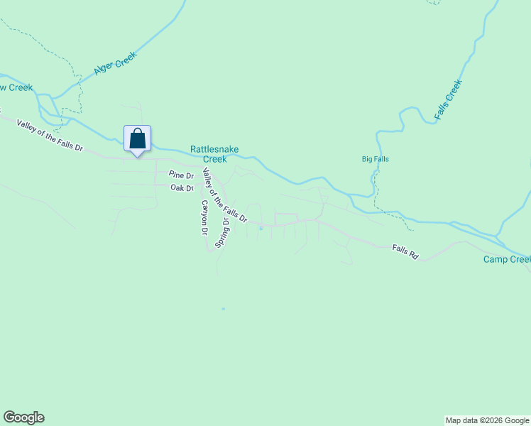 map of restaurants, bars, coffee shops, grocery stores, and more near 9380 Quercus Lane in Forest Falls