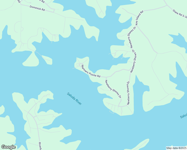 map of restaurants, bars, coffee shops, grocery stores, and more near 130 Mariners Pointe Road in Prosperity