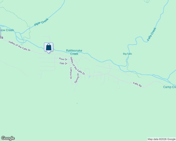 map of restaurants, bars, coffee shops, grocery stores, and more near 9380 Quercus Lane in Forest Falls