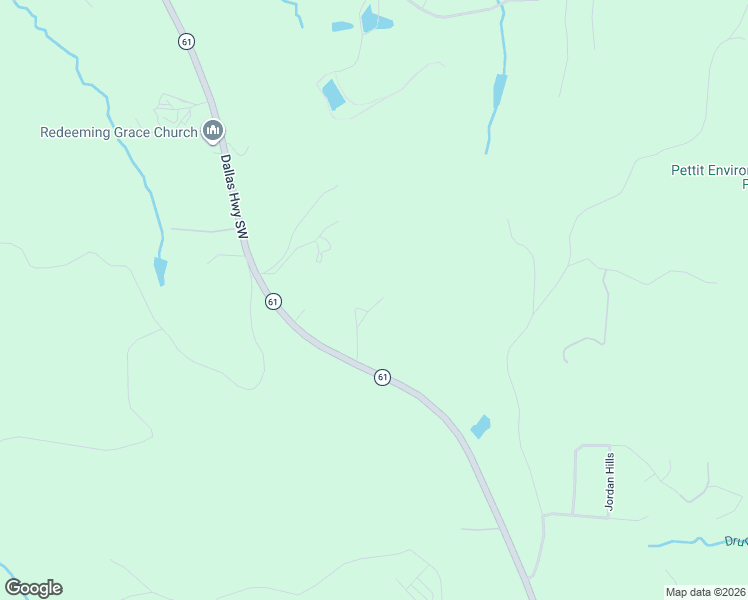 map of restaurants, bars, coffee shops, grocery stores, and more near 28 Tidwell Road in Cartersville