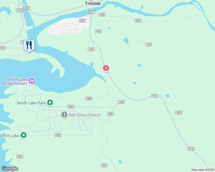 map of restaurants, bars, coffee shops, grocery stores, and more near 8556 County Road 813 in Cullman