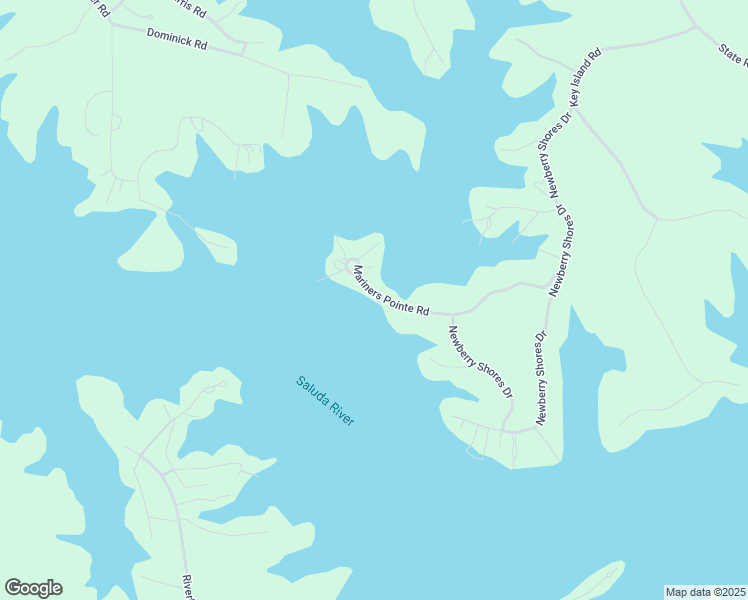 map of restaurants, bars, coffee shops, grocery stores, and more near 130 Mariners Pointe Road in Prosperity
