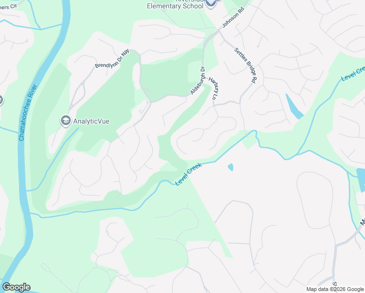 map of restaurants, bars, coffee shops, grocery stores, and more near 5105 Harbury Lane in Suwanee