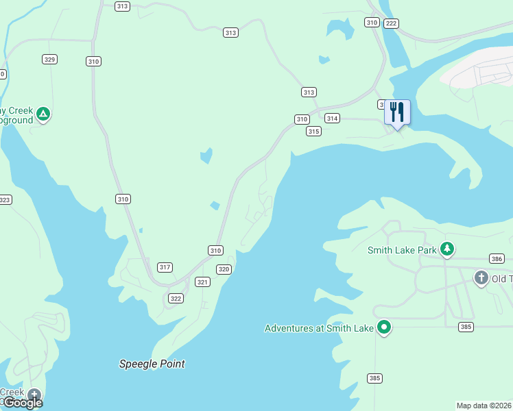 map of restaurants, bars, coffee shops, grocery stores, and more near 209 County Road 316 in Crane Hill