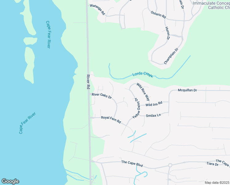 map of restaurants, bars, coffee shops, grocery stores, and more near 102 Marshview Trail in Wilmington