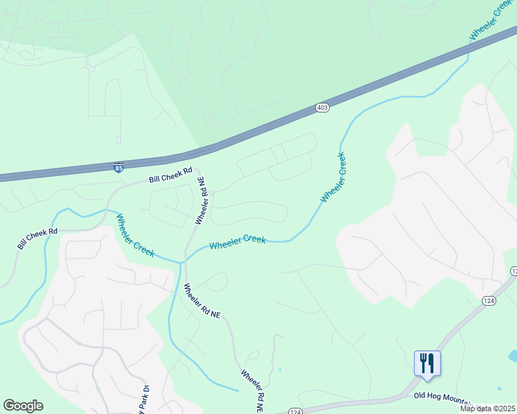 map of restaurants, bars, coffee shops, grocery stores, and more near 1333 Maston Road in Auburn