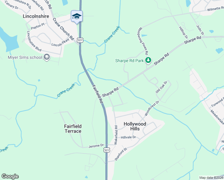 map of restaurants, bars, coffee shops, grocery stores, and more near 209 Sharpe Road in Columbia