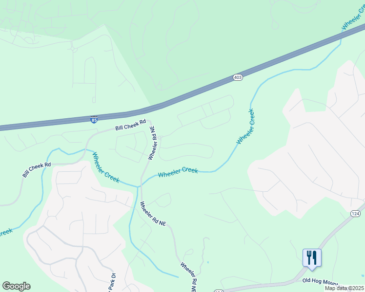 map of restaurants, bars, coffee shops, grocery stores, and more near 1283 Maston Road in Auburn