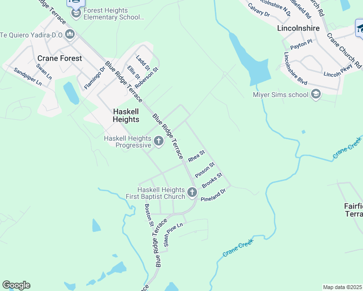 map of restaurants, bars, coffee shops, grocery stores, and more near 1446 Blue Ridge Terrace in Columbia