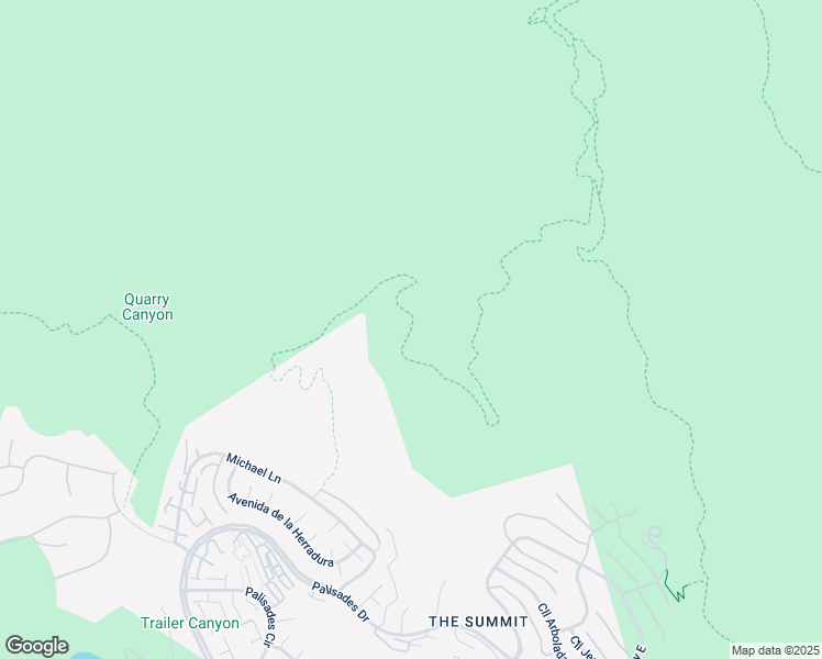 map of restaurants, bars, coffee shops, grocery stores, and more near Trailer Canyon Fire Road in Los Angeles