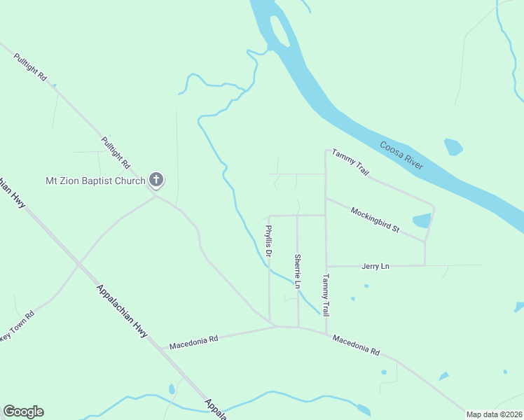 map of restaurants, bars, coffee shops, grocery stores, and more near 365 Phyllis Drive in Gadsden