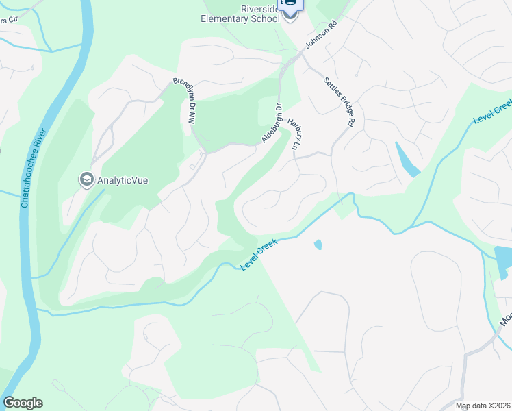 map of restaurants, bars, coffee shops, grocery stores, and more near 5318 Harbury Cove Northwest in Suwanee