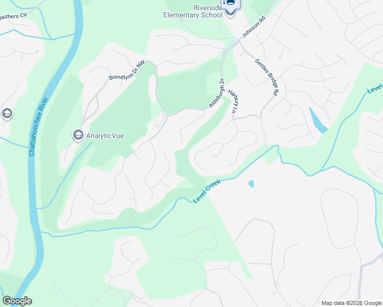 map of restaurants, bars, coffee shops, grocery stores, and more near 5170 Harbury Lane in Suwanee