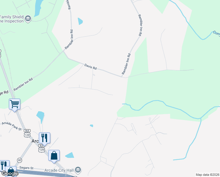 map of restaurants, bars, coffee shops, grocery stores, and more near 305 Ridgewood Road in Jefferson