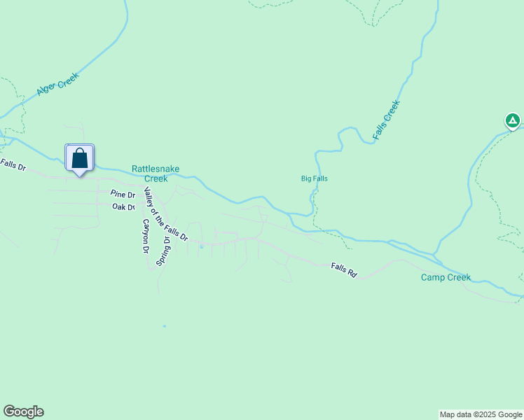 map of restaurants, bars, coffee shops, grocery stores, and more near 41501 Island Drive in Forest Falls