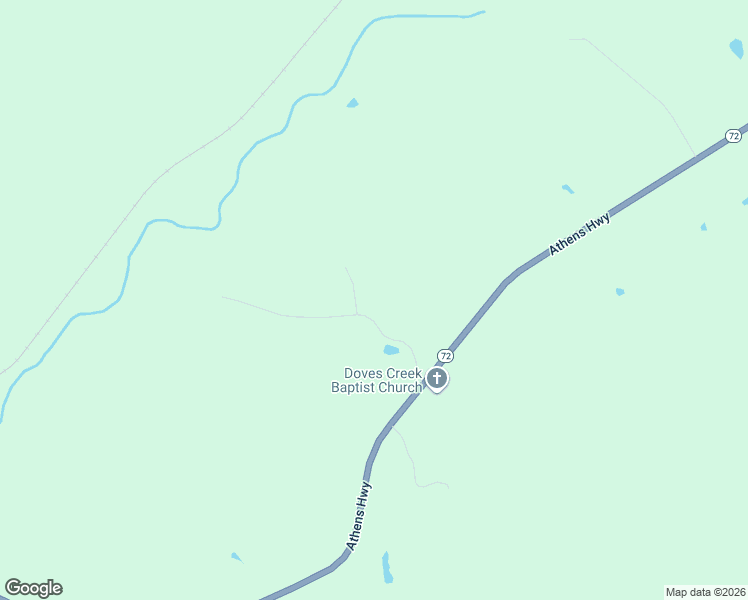 map of restaurants, bars, coffee shops, grocery stores, and more near 1046 Claybourn Drive in Elberton