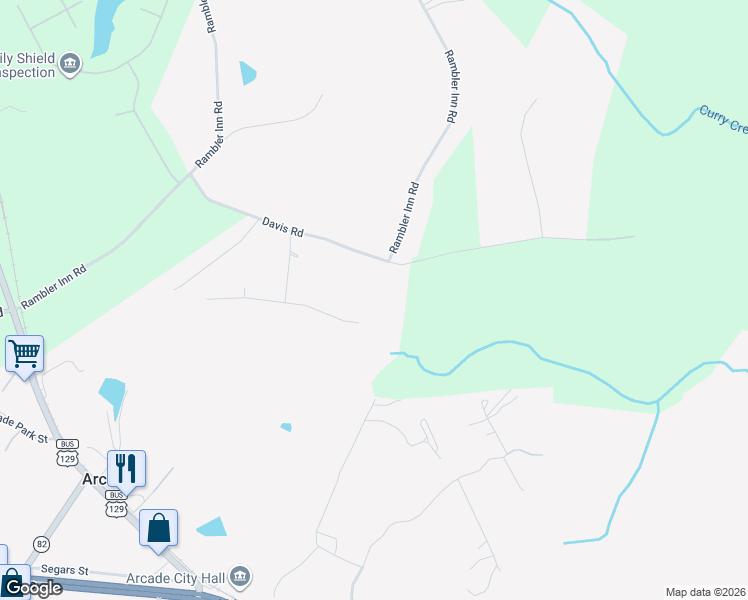 map of restaurants, bars, coffee shops, grocery stores, and more near 305 Ridgewood Road in Jefferson