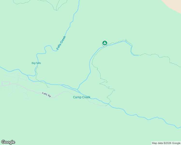map of restaurants, bars, coffee shops, grocery stores, and more near 9540 Falls Drive in Forest Falls