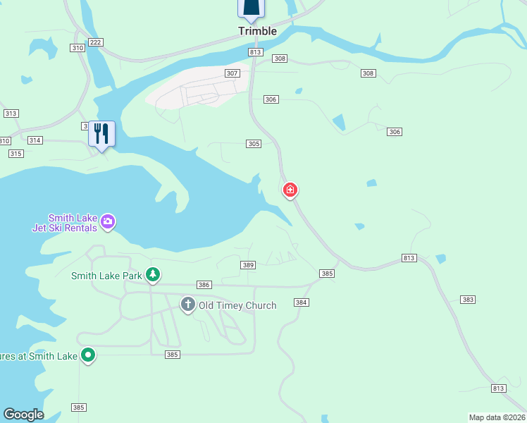 map of restaurants, bars, coffee shops, grocery stores, and more near 155 County Road 389 in Cullman